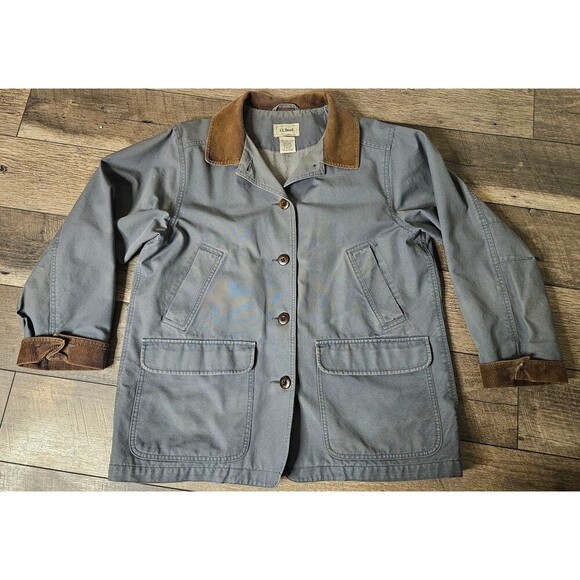 LL Bean Vintage 90s Barn Jacket Chore Hunting  Coat Workwear Jacket LPet - Picture 1 of 12